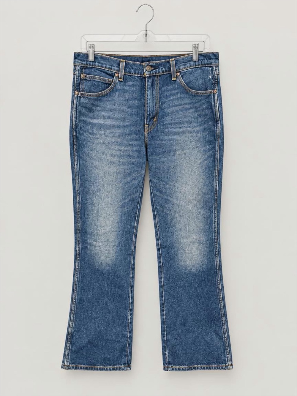 NWT Levi’s 537 Men's Western Bootcut Denim Jeans in Faded Blue 33x30